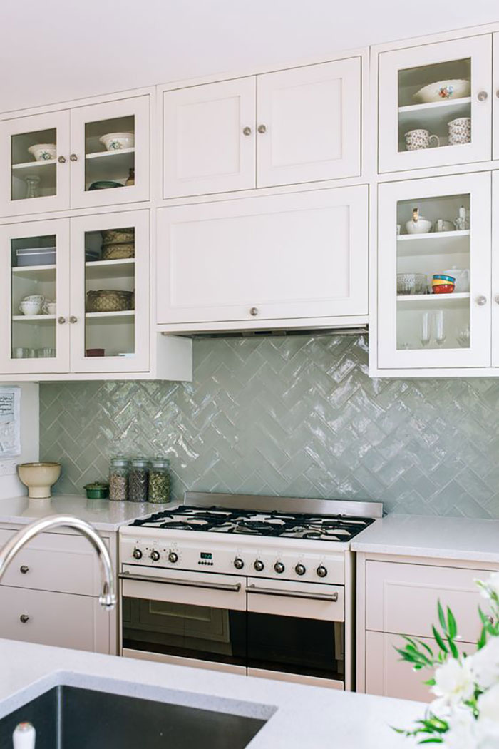 Kurio Designs Green Kitchen Tiles