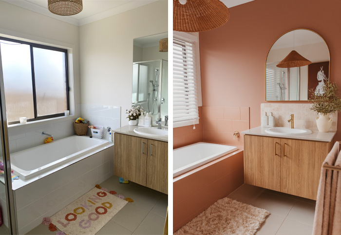 The French Folk Bathroom Renovation With Dulux Paint