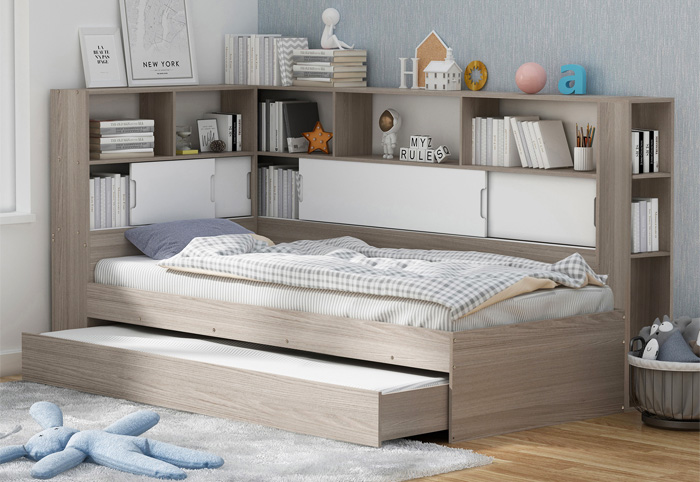VIC Furniture Quentin Storage Bed With Trundle