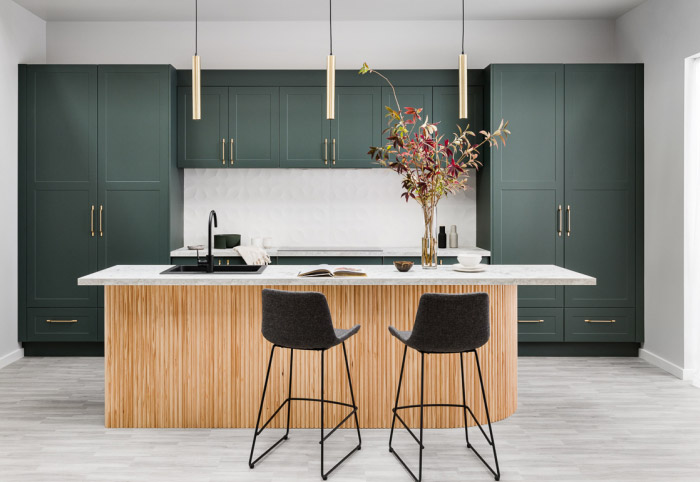 Green kitchen Cabinets