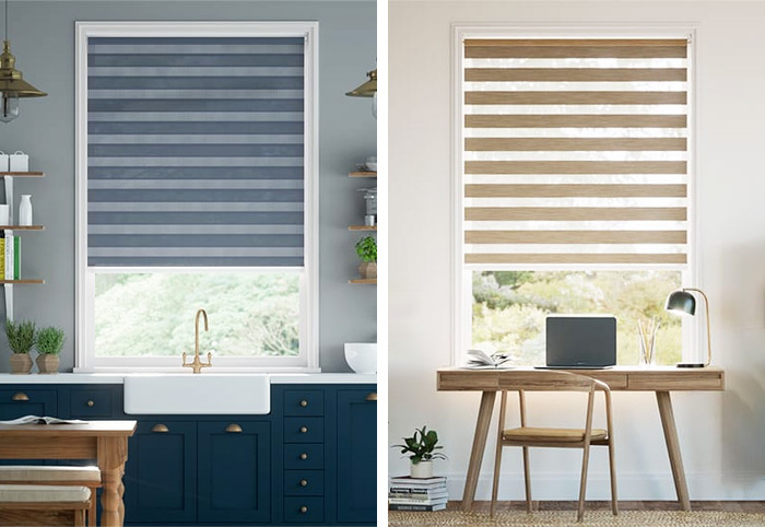 TUISS colour options for roller blinds