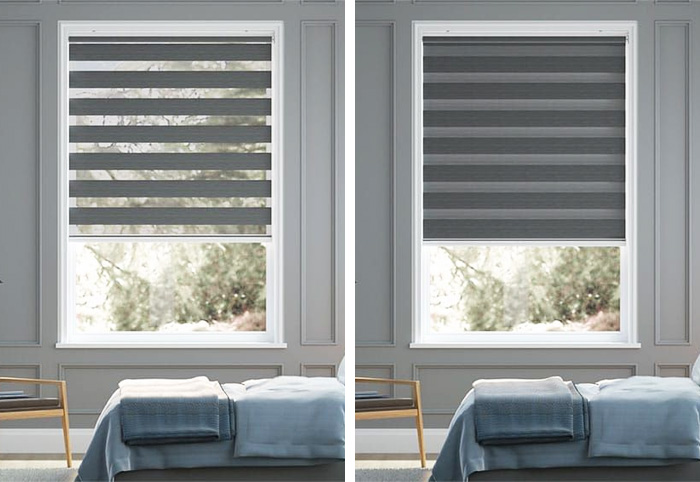 Zebra blockout blinds blinds for bedrooms