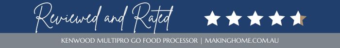 Kenwood MultiPro Go Food Processor review rating bar.