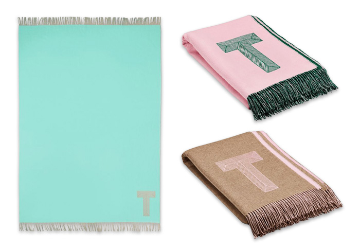 Tiffany & Co Colour-Block Blankets.