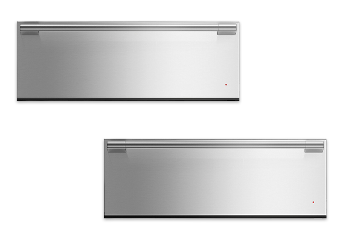 Front of the fisher and paykel warming cabinet.