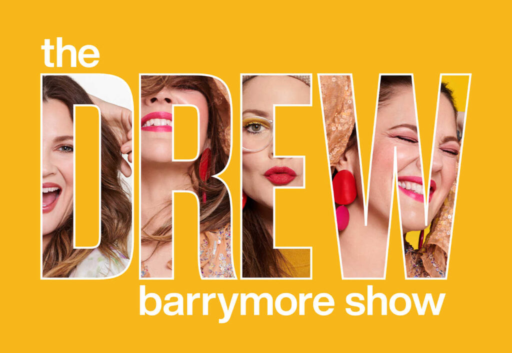 The Drew Barrymore Show banner.