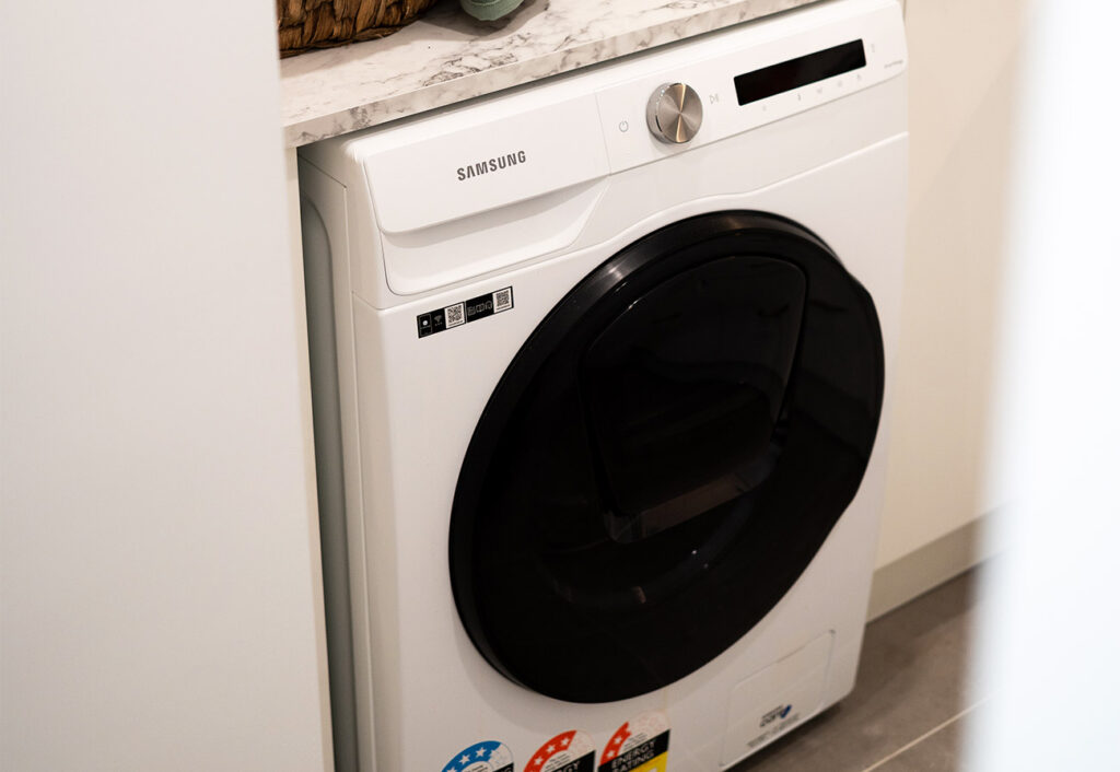 Samsung washer and dryer combination.