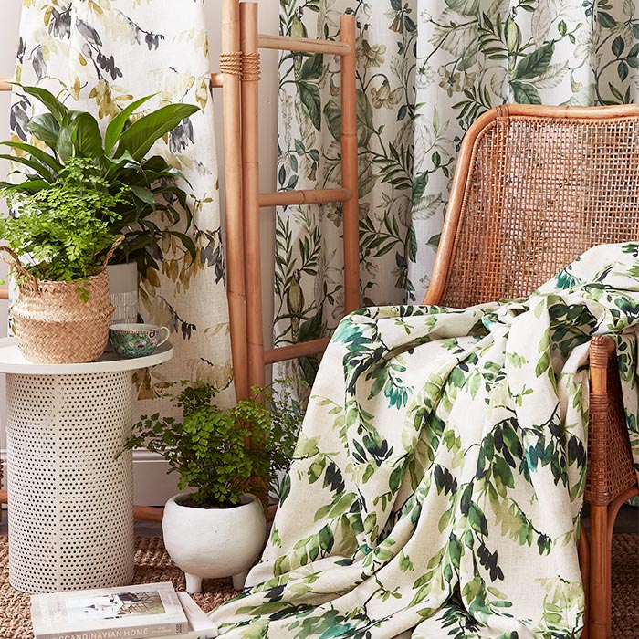 Luxaflex Botanical Print Curtains