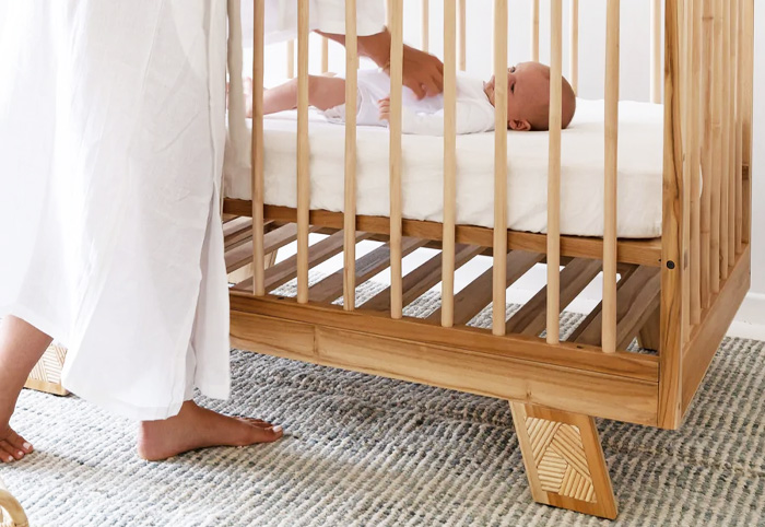 Sacred Bundle Evie Teak Cot