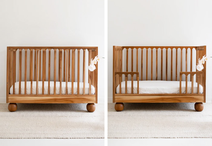 Sacred Bundle Zali Teak Cot