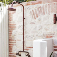 17 Amazing Copper Outdoor Shower Ideas