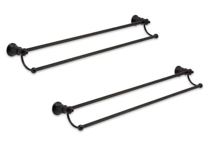 Fienza Lillian Matte Black Towel Rail