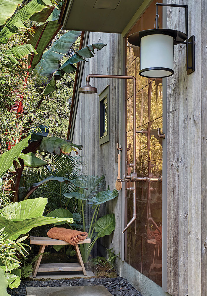 Haver & Skolnick Architects Outside Shower