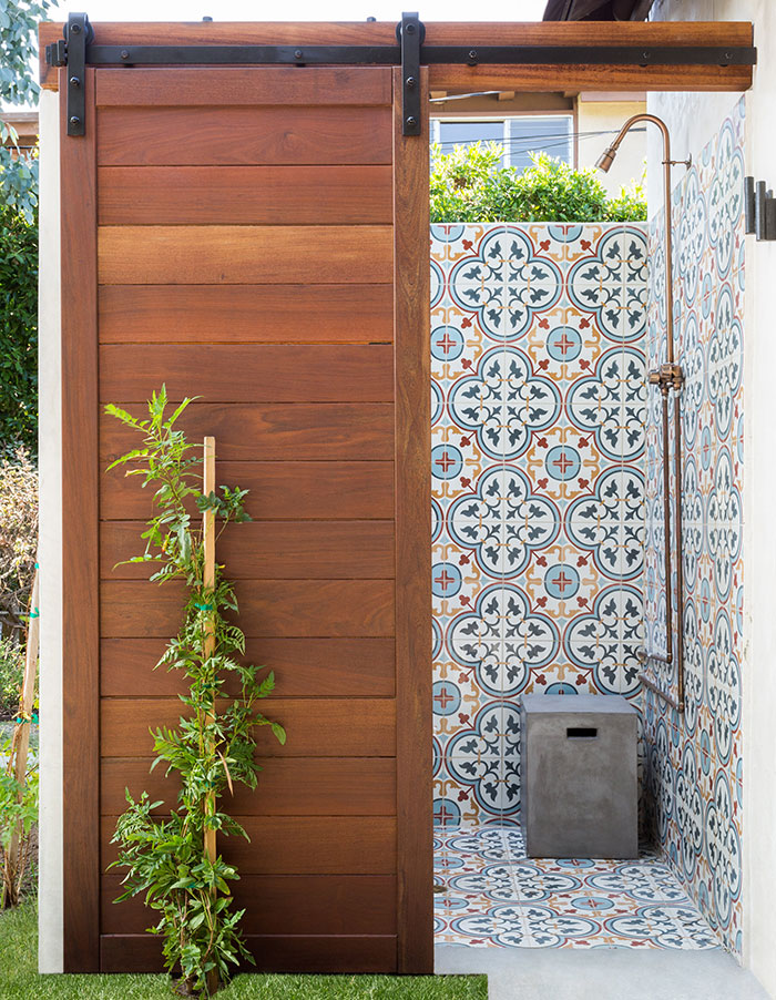 Shapeside Ocean Park Spanish Outdoor Shower