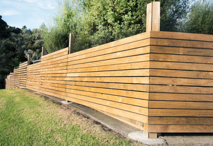 Timber fence