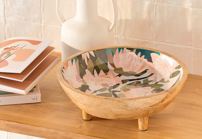 Kimmy Hogan X Adairs Timber Salad Bowl