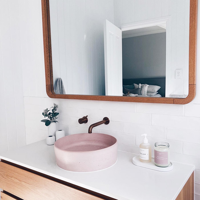 Lucy Smith's bathroom vanity