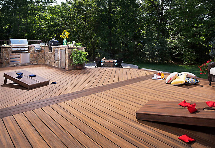 Trex Havana Gold outdoor deck