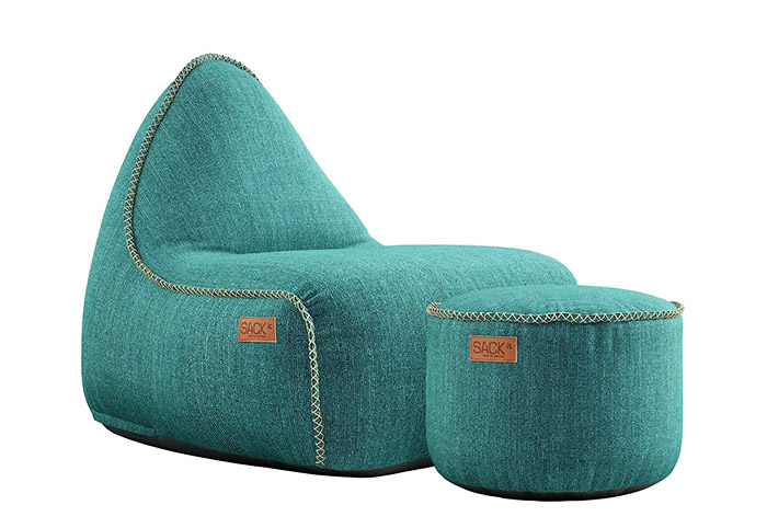 SACKit RETROit Cabana Lounge and Footstool