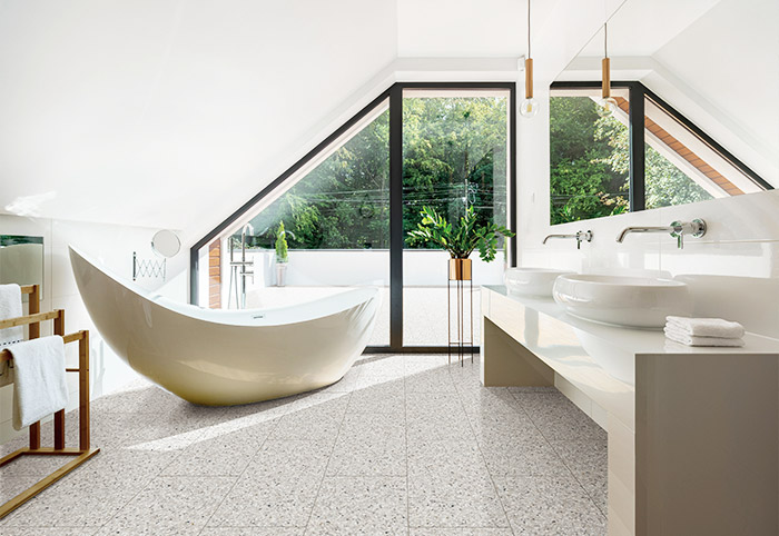 Beaumont Terrazzo Attica Greige Tiles