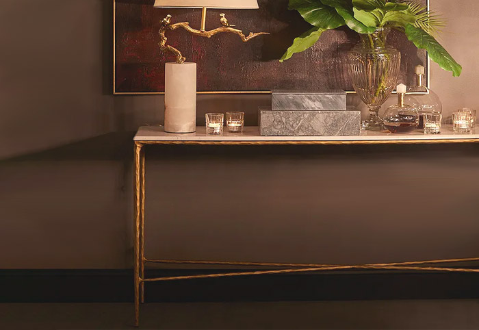 Heston Marble Console Table