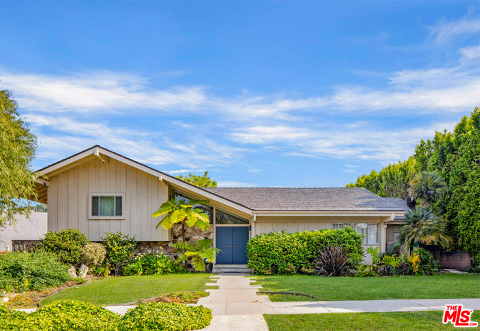 Exterior of The Brady Bunch house in North Hollywood.