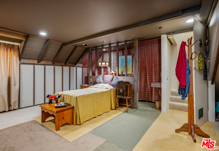 Attic of the Brady Bunch house.