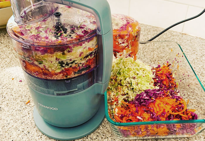 Kenwood MultiPro Go Food Processor in use.