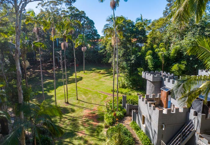 Medieval castle at Fantasy Glades NSW.