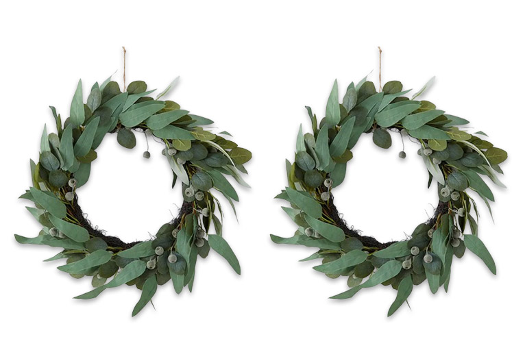 Australian themed Christmas wreaths.