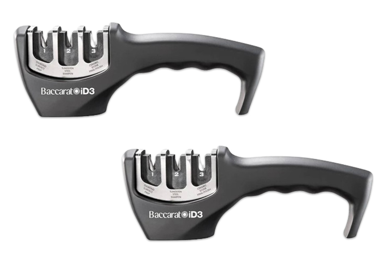 Two Baccarat iD3 Knife Sharpeners.