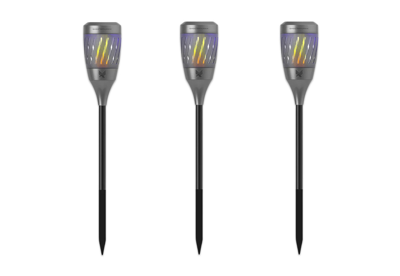 Three mozzie zapper torches.