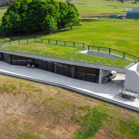 The Amazing 'Earth House' With A Mowable Roof