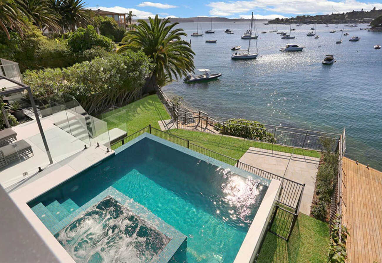 Designer plunge pool in sydney.