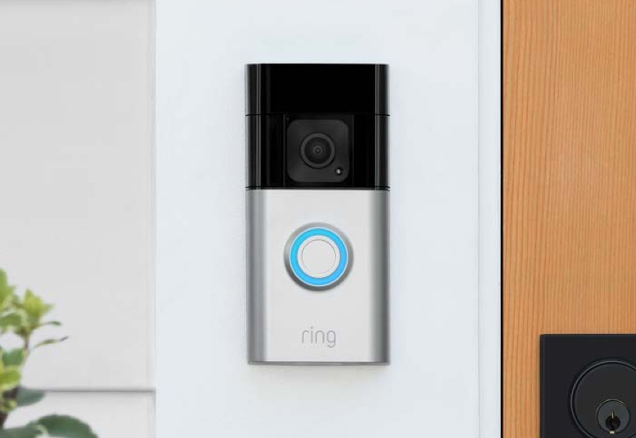 Amazon Ring Battery Video doorbell.