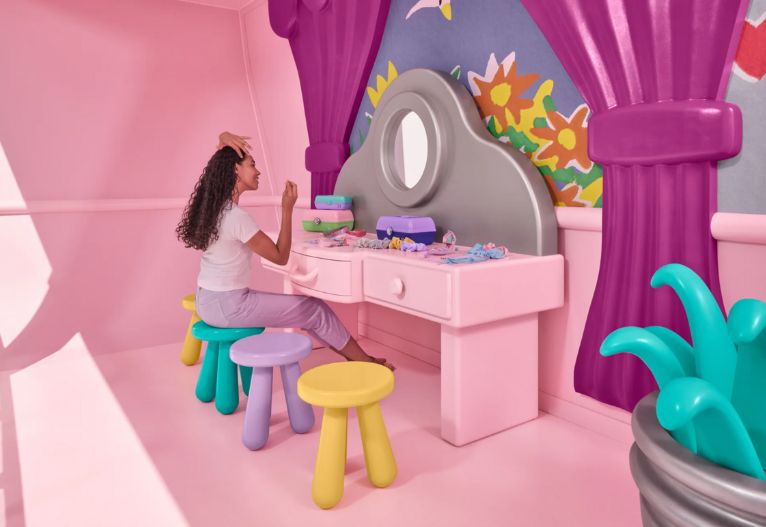 Polly pocket house on airbnb.