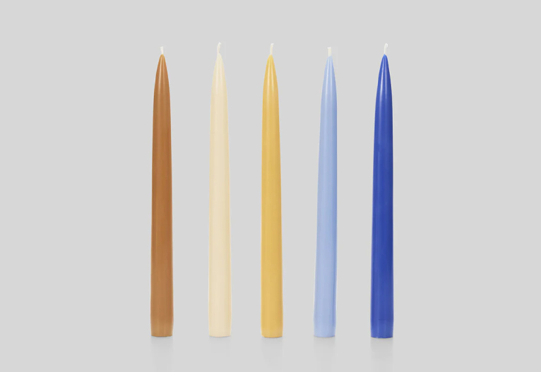 Maison Balzac tapered candle set.