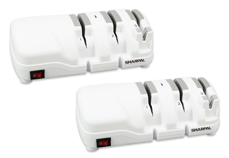 Sharpal 3-stage electric knife sharpener.