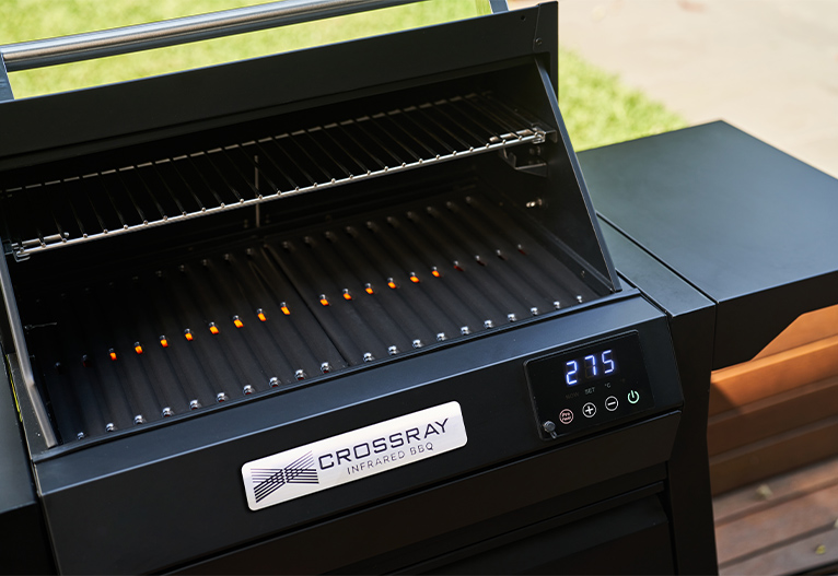 CROSSRAY eXtreme Electric BBQ with trolley.