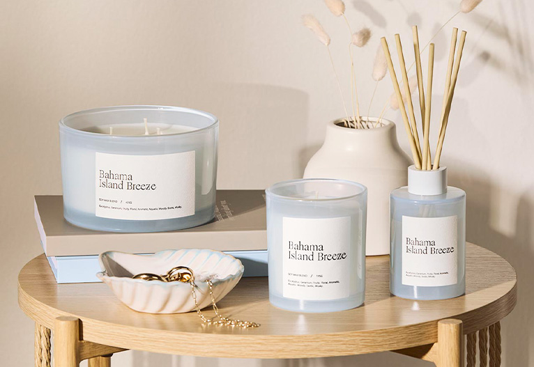 Big W Island Breeze Candles.