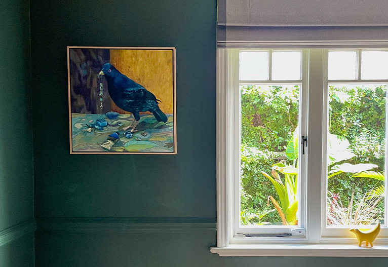 Fiona Smith artwork in a home.