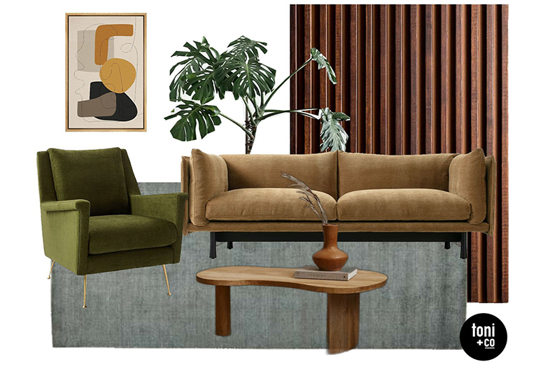 Toni + Co mood board.