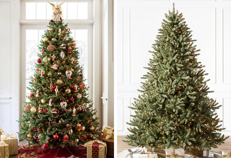 Balsam Hill Christmas trees.